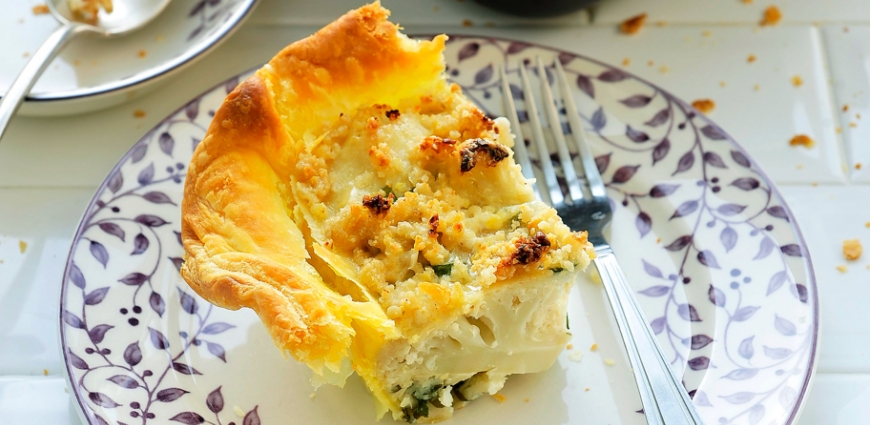 Quiche au chou-fleur