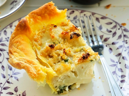 Quiche au chou-fleur