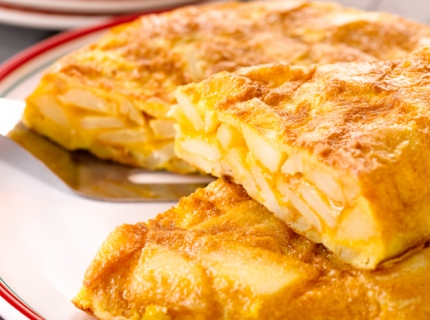 Tortilla espagnole sans oignons