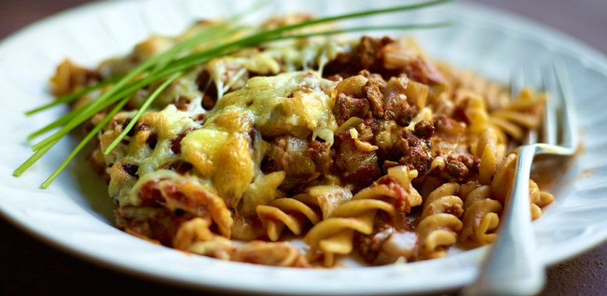 Gratin de chicons au Quorn haché et aux tomates