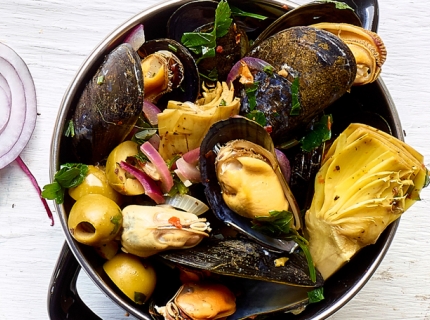 Moules à la marocaine