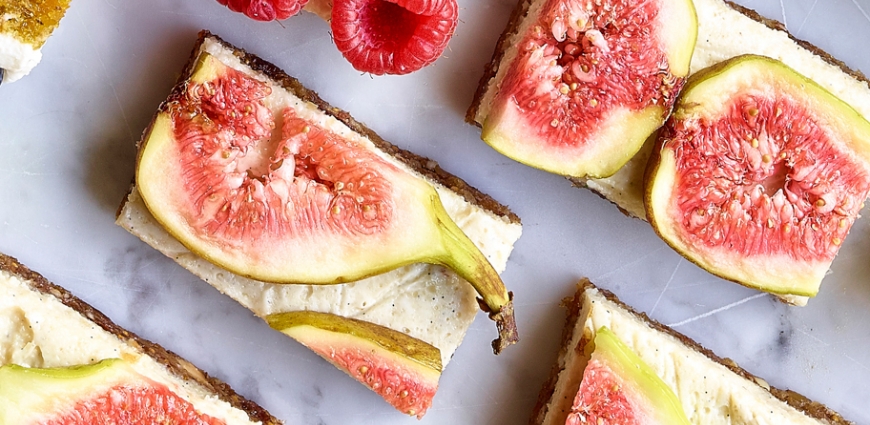 Barres de granola aux noix de cajou et figues