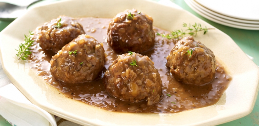 Boulettes sauce chasseur (boulets à la liégeoise)