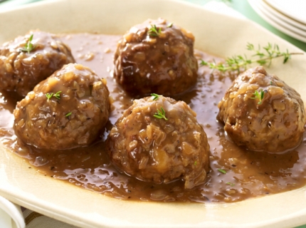 Boulettes sauce chasseur (boulets à la liégeoise)