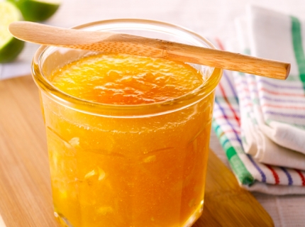 Confiture d’ananas au citron vert