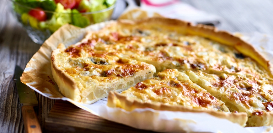 Quiche au fenouil et au roquefort