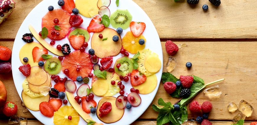 Carpaccio de fruits