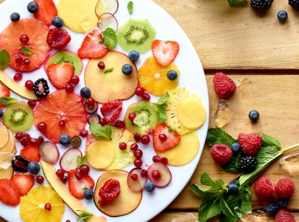 Carpaccio de fruits