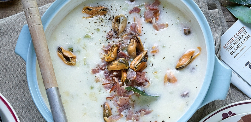 Potage aux moules