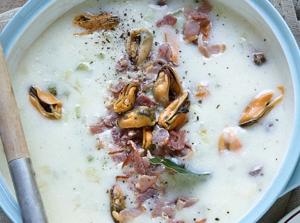 Potage aux moules