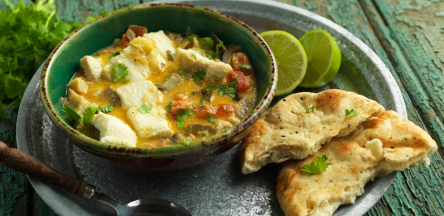 Curry de poisson aux légumes