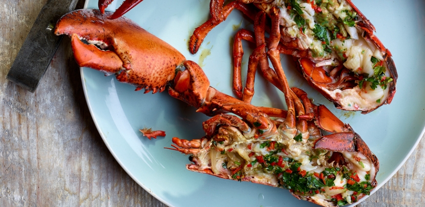 Homard au barbecue