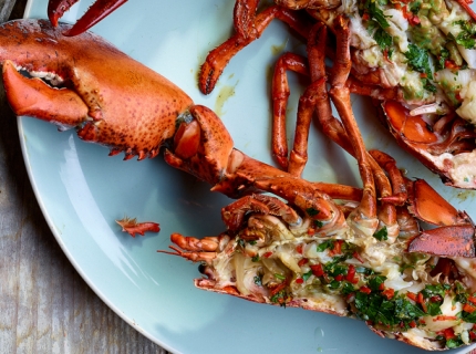 Homard au barbecue