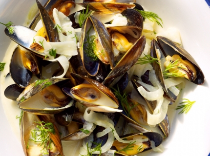 Moules au fenouil et pastis