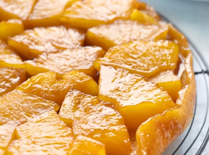 Tatin à l’ananas et au beurre salé