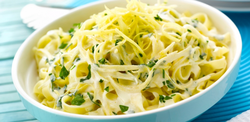 Tagliatelles au citron