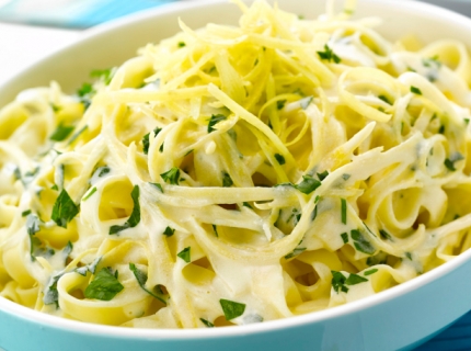 Tagliatelles au citron