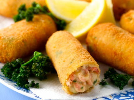 Croquettes de crevettes grises