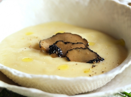 Crème de panais à la truffe