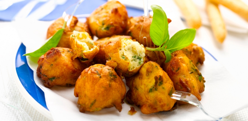 Beignets de ricotta aux herbes