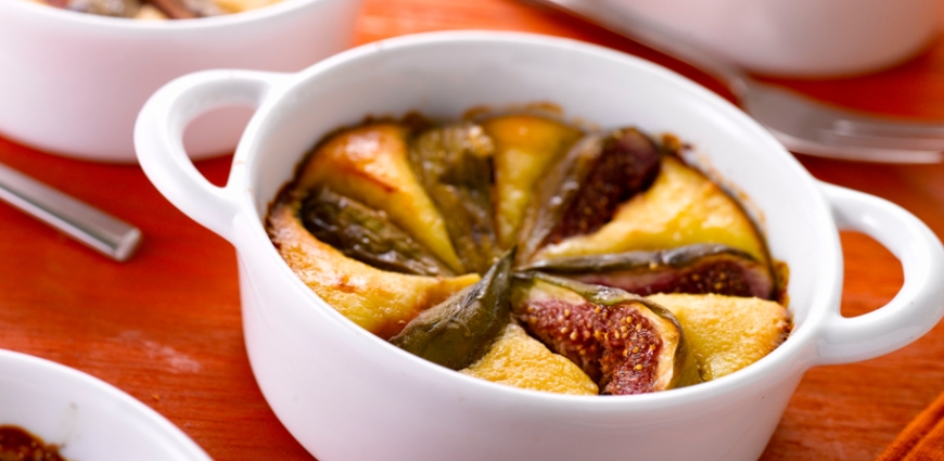 Gratin de figues à la ricotta