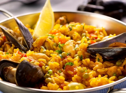 Pilaf aux moules façon paella