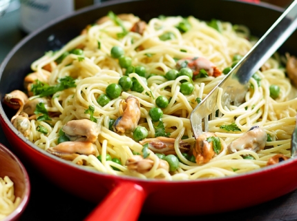 Spaghettis aux moules