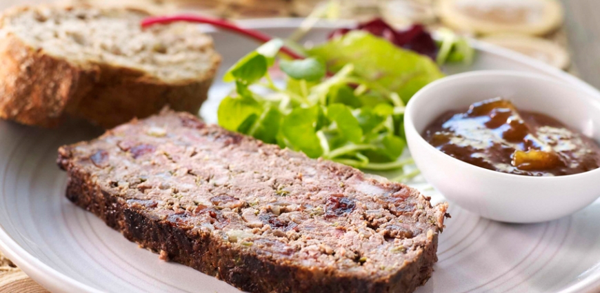 Terrine de canard sauvage aux airelles