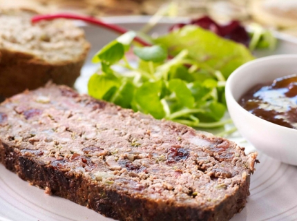 Terrine de canard sauvage aux airelles