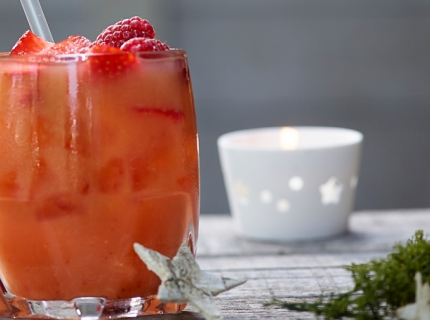 Strawberry Crush mocktail