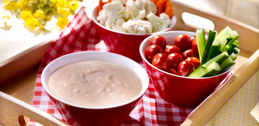 Trempette mayo-ketchup pour crudités