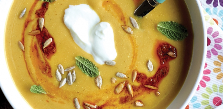 Soupe de lentilles au curry