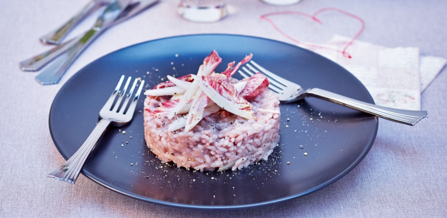 Risotto au barolo