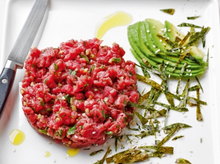 Tartare de bœuf au couteau