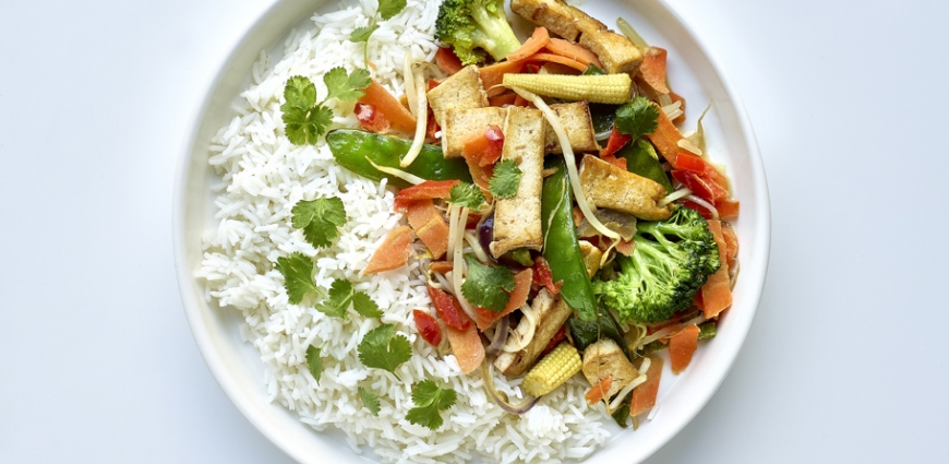 Curry thaï aux petits légumes et tofu