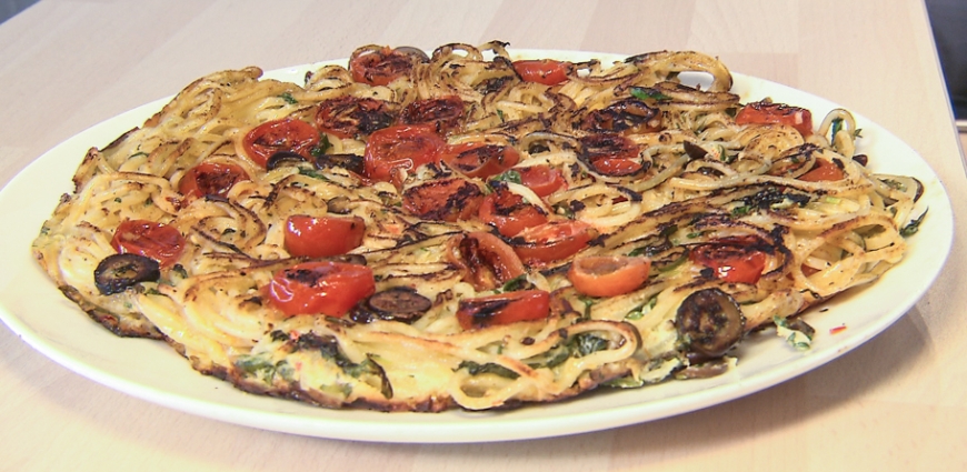 Spaghetti frittata