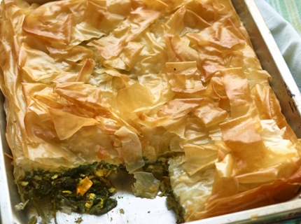 Spanakopita - Tourte aux épinards et à la feta