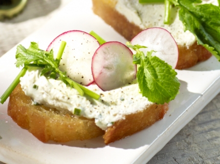 Croutons de fromage aux fines herbes