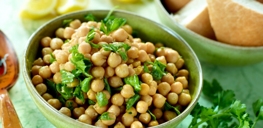 Salade de pois chiches aux épices