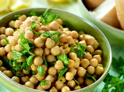 Salade de pois chiches aux épices