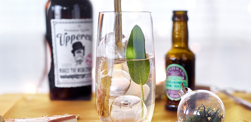 Uppercut Dry Gin & 19:05 Herbal Tonic