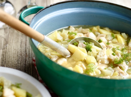 Cocotte de poisson au fenouil et aux pommes de terre