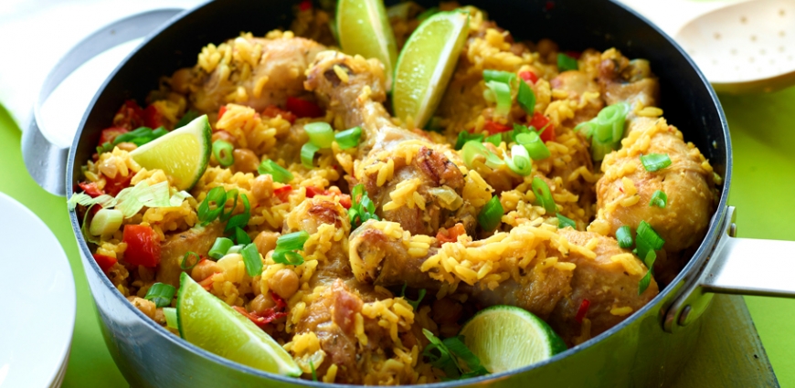 Pilaf au poulet Caraïbes