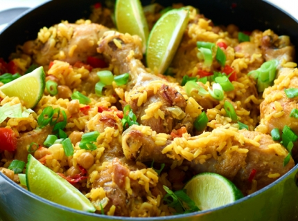 Pilaf au poulet Caraïbes