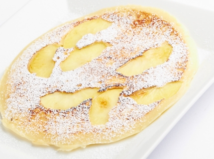 Petites crêpes aux pommes