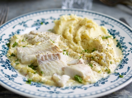 Filets de sébaste et poireaux au fromage frais