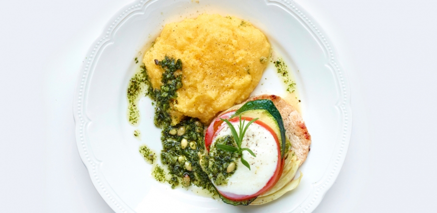 Millefeuille italien et polenta