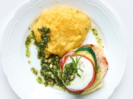 Millefeuille italien et polenta