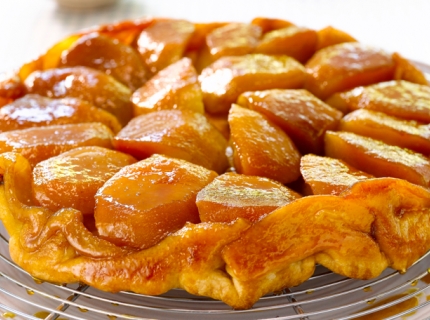 Tatin de pommes au beurre salé et à la cassonade