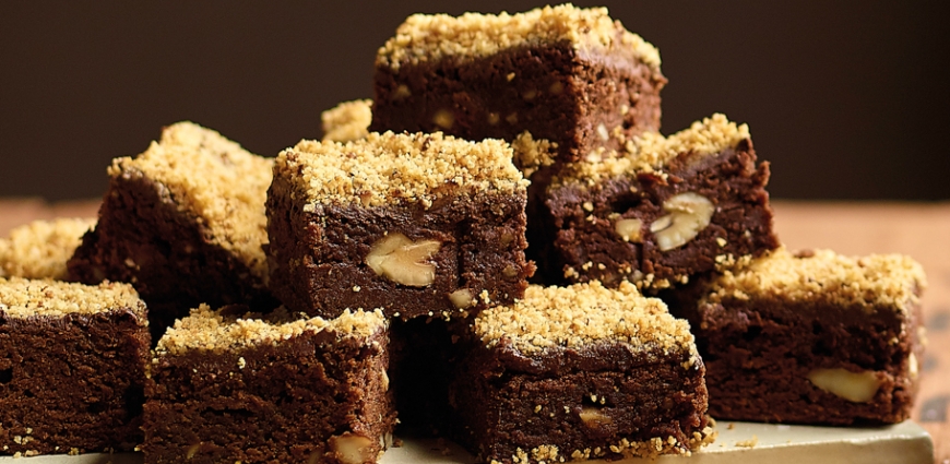 Brownies aux noix de cajou et aux noisettes